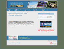 Tablet Screenshot of parkwestchesterairport.com